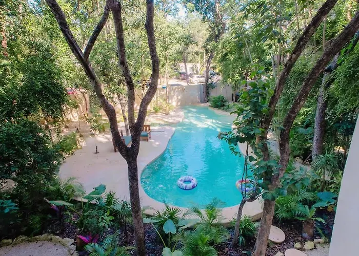 Stylish 3br Ahal With Pool In Holistika Hébergement de vacances Tulum