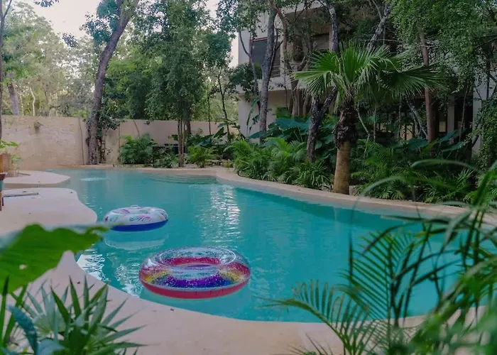 Stylish 3br Ahal With Pool In Holistika Hébergement de vacances Tulum